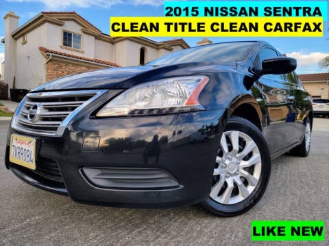 2015 Nissan Sentra for sale at LAA Leasing in Costa Mesa CA