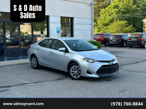 2018 Toyota Corolla for sale at S & D Auto Sales in Maynard MA