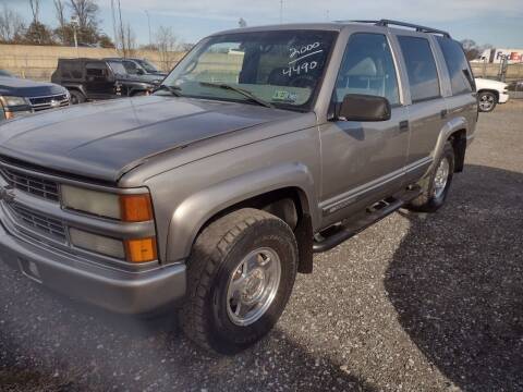 2000 Chevrolet Tahoe for sale at Branch Avenue Auto Auction in Clinton MD