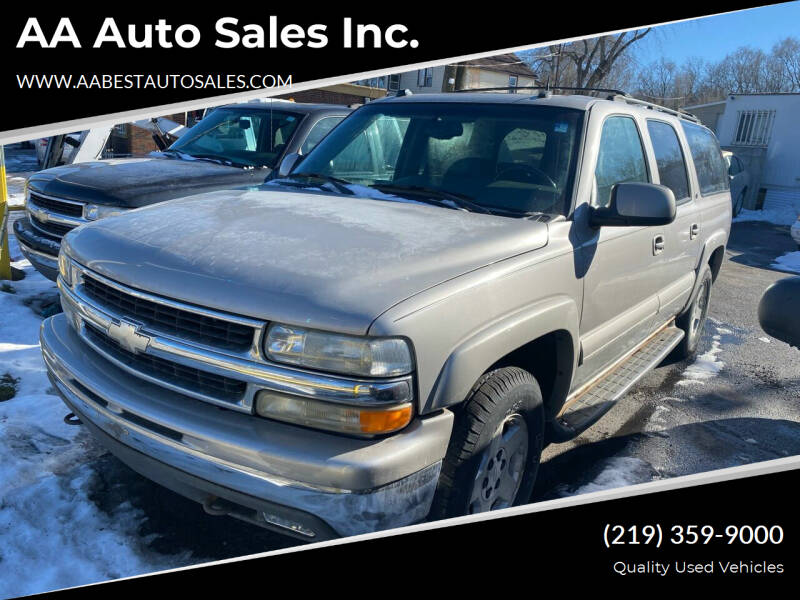 2004 Chevrolet Suburban for sale at AA Auto Sales Inc. in Gary IN