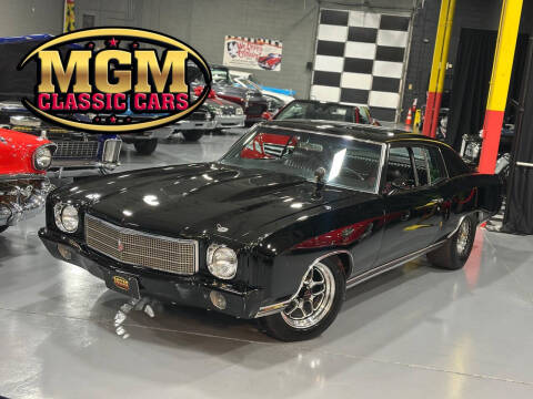 1970 Chevrolet Monte Carlo for sale at MGM CLASSIC CARS in Addison IL