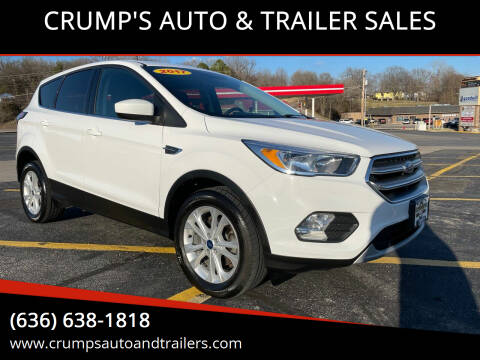 2017 Ford Escape for sale at CRUMP'S AUTO & TRAILER SALES in Crystal City MO