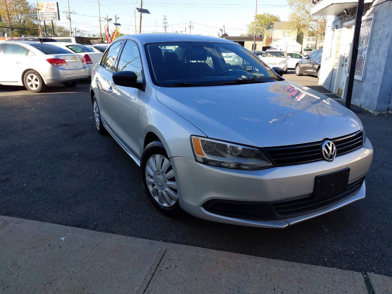 Silver 2013 Volkswagen Jetta Base Base 4dr Sedan 6A 1