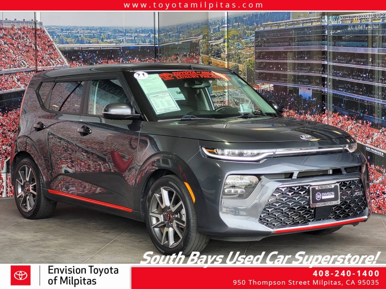 2021 Kia Soul for sale at Envision Toyota of Milpitas in Milpitas, CA