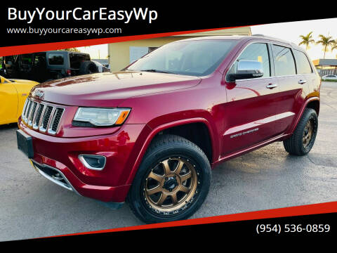 2015 Jeep Grand Cherokee for sale at BuyYourCarEasyWp in Fort Myers FL