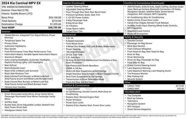 2024 Kia Carnival EX