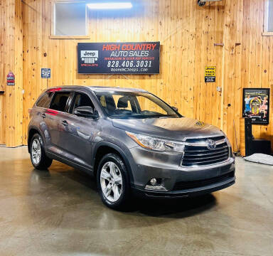 2014 Toyota Highlander for sale at Boone NC Jeeps-High Country Auto Sales in Boone NC