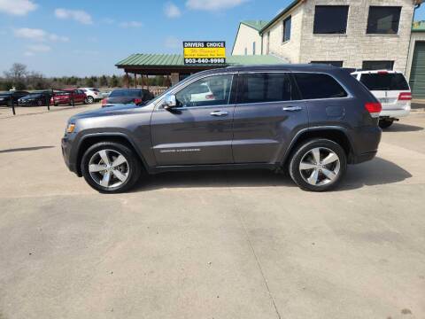 2015 Jeep Grand Cherokee for sale at Drivers Choice in Bonham TX