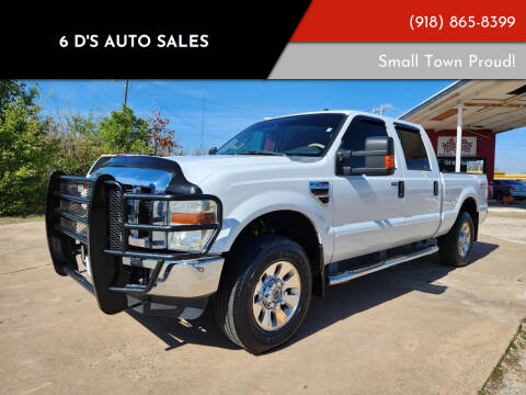 2008 Ford F-250 Super Duty for sale at 6 D's Auto Sales in Mannford OK