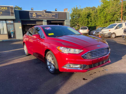 2017 Ford Fusion for sale at King Motorcars in Saugus MA