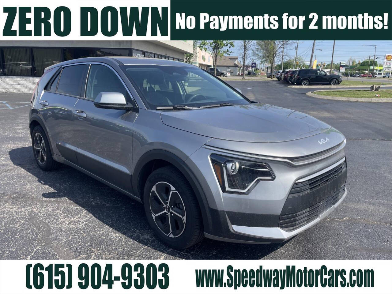 Gray 2023 Kia Niro LX LX 4dr Crossover 1