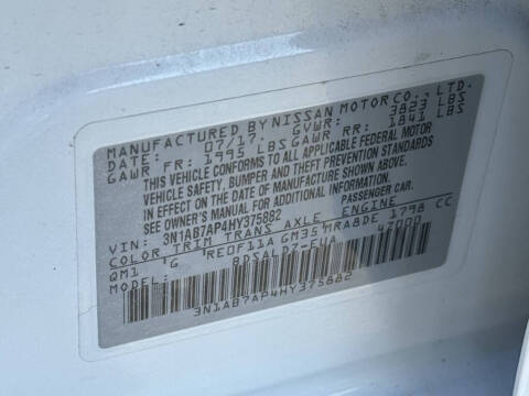 2017 Nissan Sentra SV