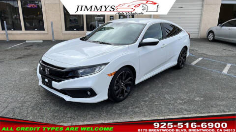 2019 Honda Civic for sale at JIMMY'S AUTO WHOLESALE in Brentwood CA