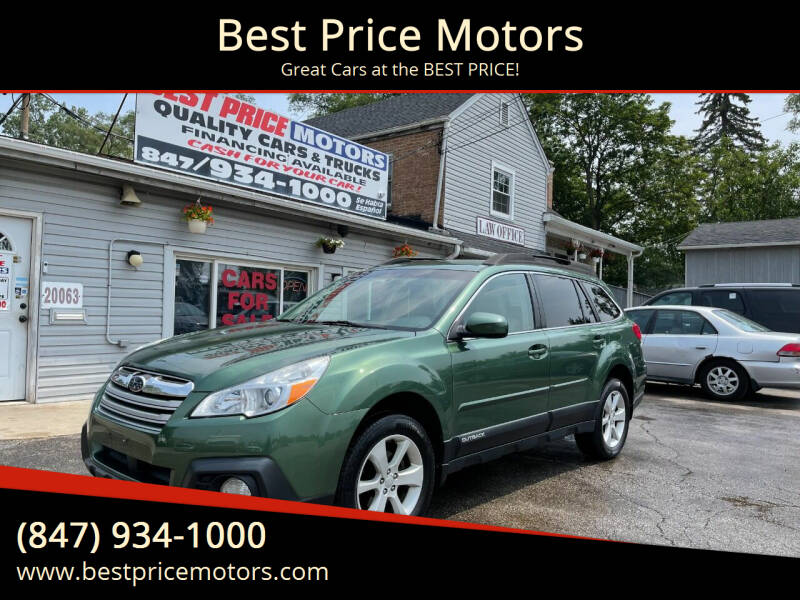 2013 Subaru Outback for sale at Best Price Motors in Palatine IL