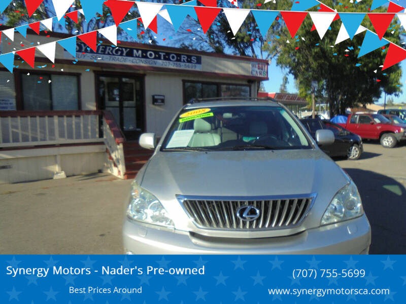 2008 Lexus RX 350 for sale at Synergy Motors - Nader's Pre-owned in Santa Rosa CA