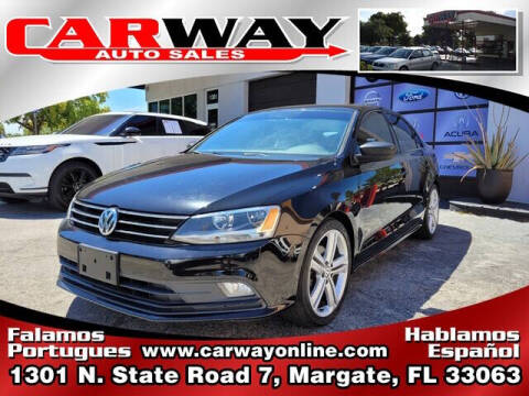 2016 Volkswagen Jetta for sale at CARWAY Auto Sales in Margate FL