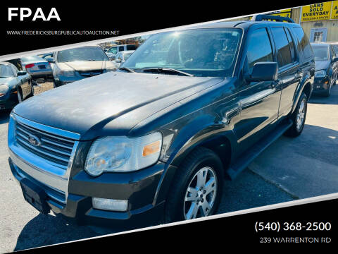 2008 Ford Explorer for sale at FPAA in Fredericksburg VA