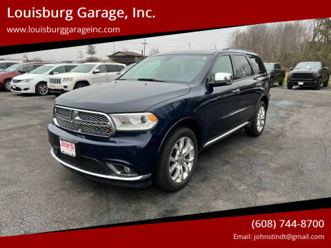 2017 Dodge Durango for sale at Louisburg Garage, Inc. in Cuba City WI