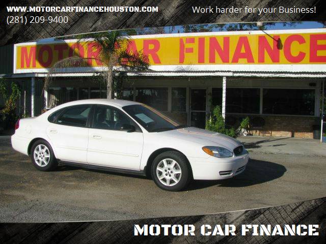 2006 Ford Taurus for sale at MOTOR CAR FINANCE in Houston TX
