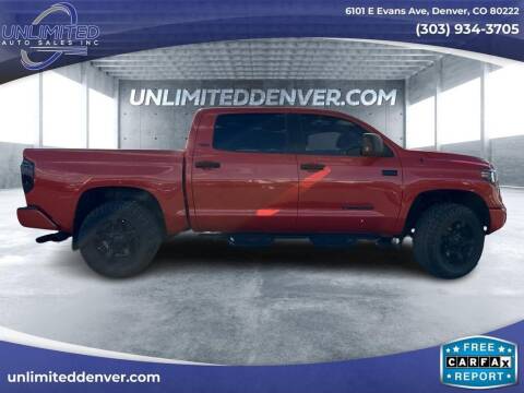 2016 Toyota Tundra for sale at Unlimited Auto Sales in Denver CO
