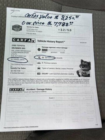 2005 Toyota 4Runner SR5