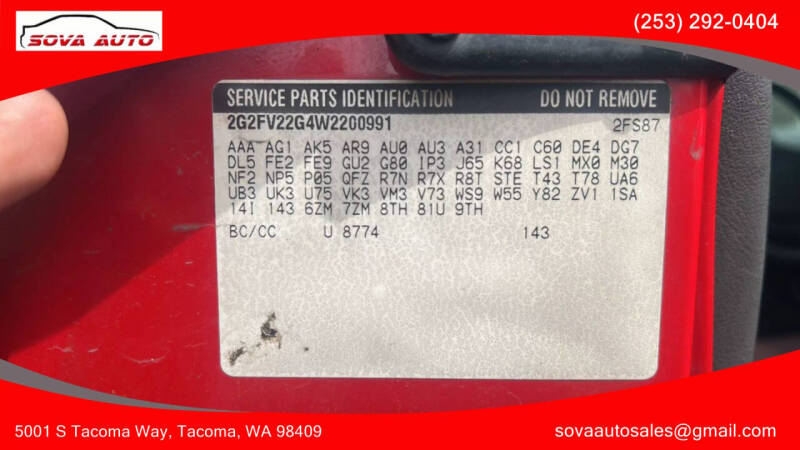 1998 Pontiac Firebird Formula