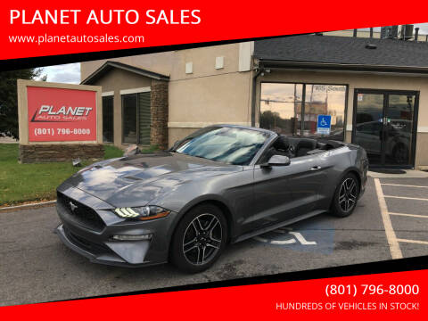 2021 Ford Mustang for sale at PLANET AUTO SALES in Lindon UT