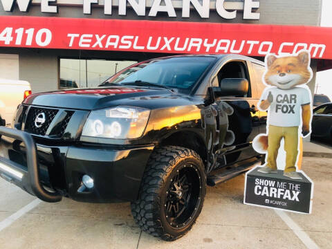 2012 Nissan Titan for sale at Texas Luxury Auto in Cedar Hill TX