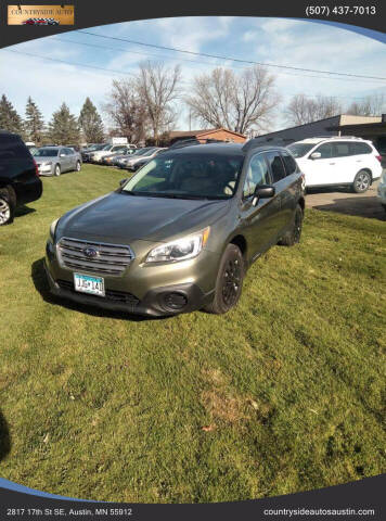 2015 Subaru Outback for sale at COUNTRYSIDE AUTO INC in Austin MN