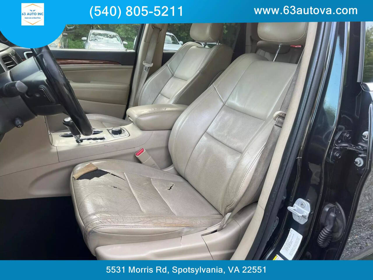 2012 Jeep Grand Cherokee for sale at 63 Auto Inc in Spotsylvania, VA