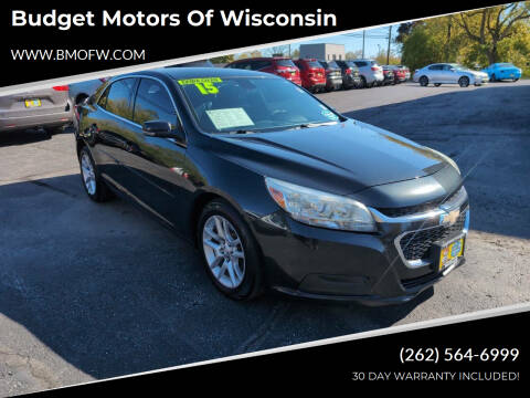 2015 Chevrolet Malibu for sale at Budget Motors of Wisconsin in Racine WI