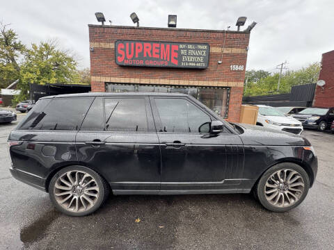 2016 Land Rover Range Rover Supercharged