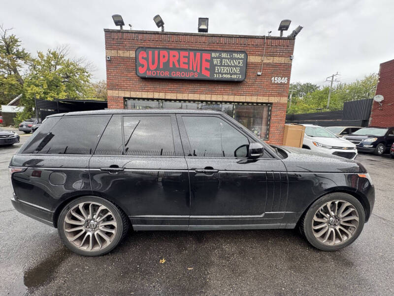 2016 Land Rover Range Rover Supercharged