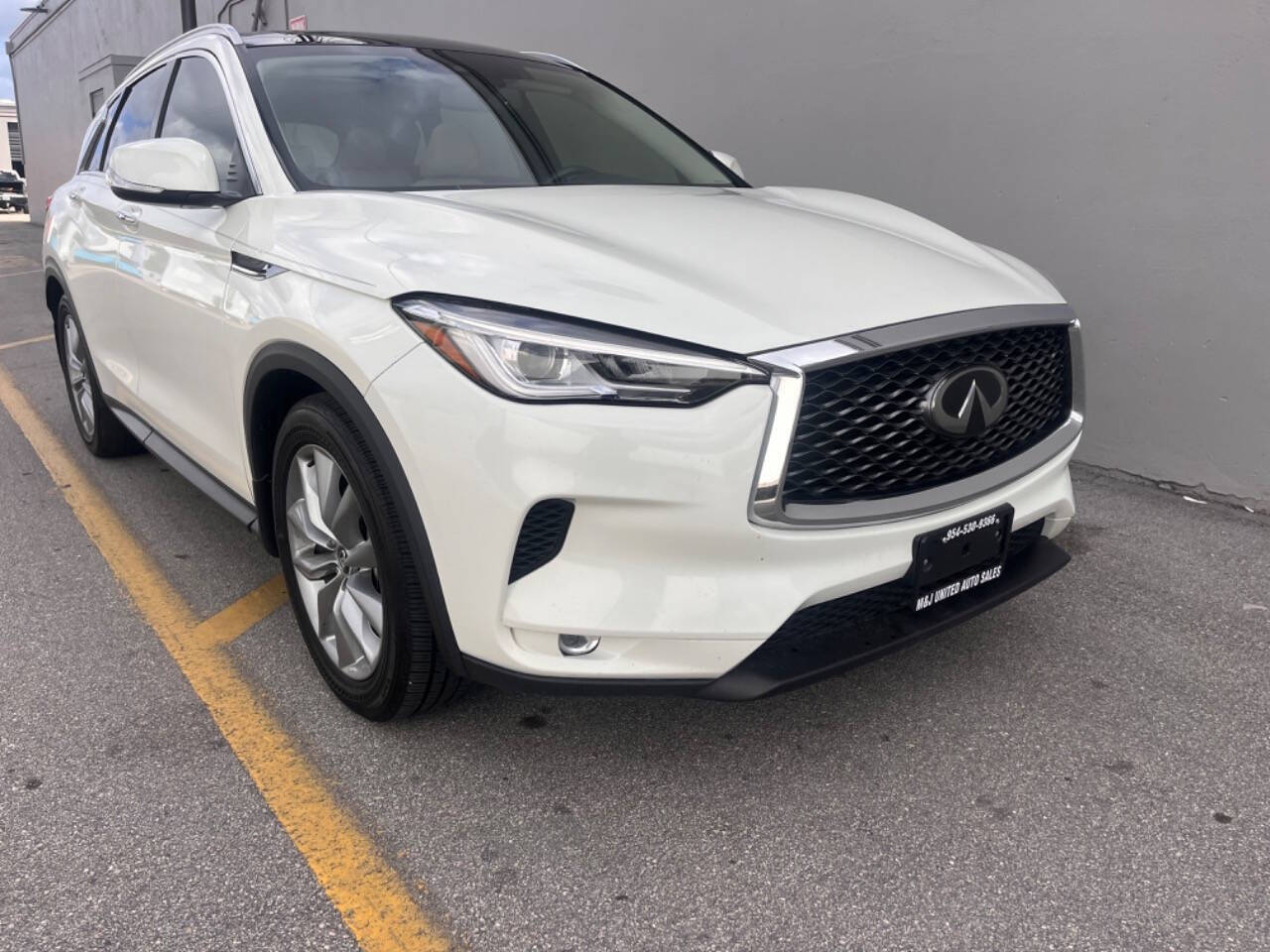 2021 INFINITI QX50 for sale at M & J UNITED AUTO SALES in LAUDERDALE LAKES, FL