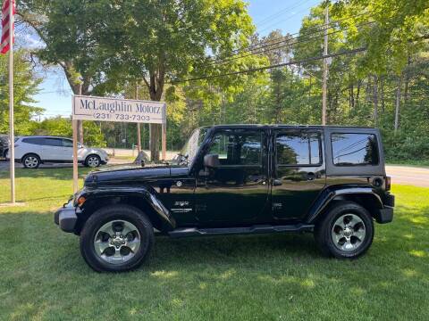 2018 Jeep Wrangler JK Unlimited for sale at McLaughlin Motorz in North Muskegon MI