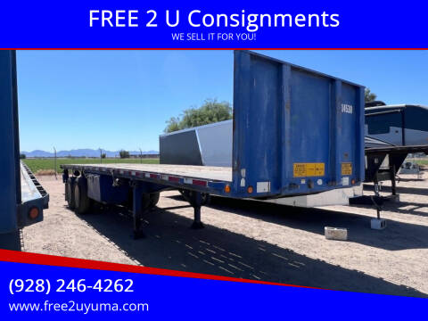 2005 Clark Flatbed Trailer for sale at FREE 2 U Consignments in Yuma AZ