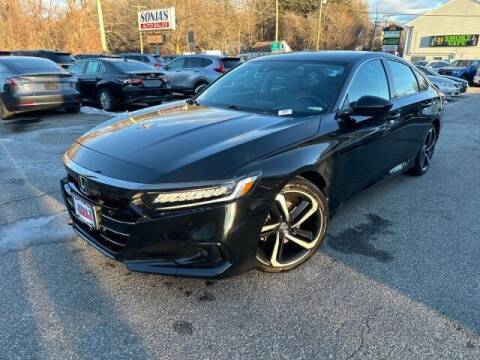 2021 Honda Accord for sale at Sonias Auto Sales in Worcester MA