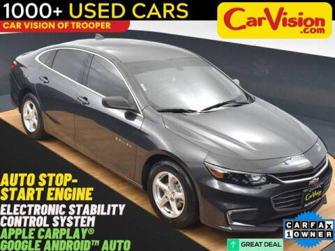 2018 Chevrolet Malibu for sale at Car Vision of Trooper in Norristown PA