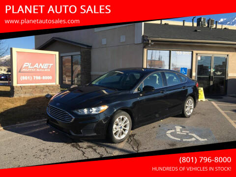 2020 Ford Fusion Hybrid for sale at PLANET AUTO SALES in Lindon UT