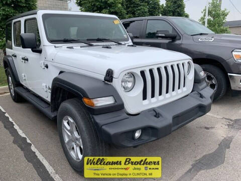 2021 Jeep Wrangler Unlimited for sale at Williams Brothers Pre-Owned Clinton in Clinton MI