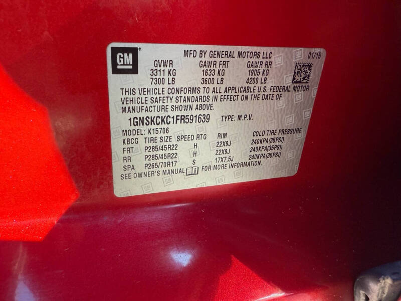 2015 Chevrolet Tahoe LTZ