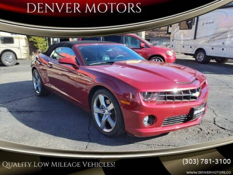 2011 Chevrolet Camaro for sale at DENVER MOTORS in Englewood CO