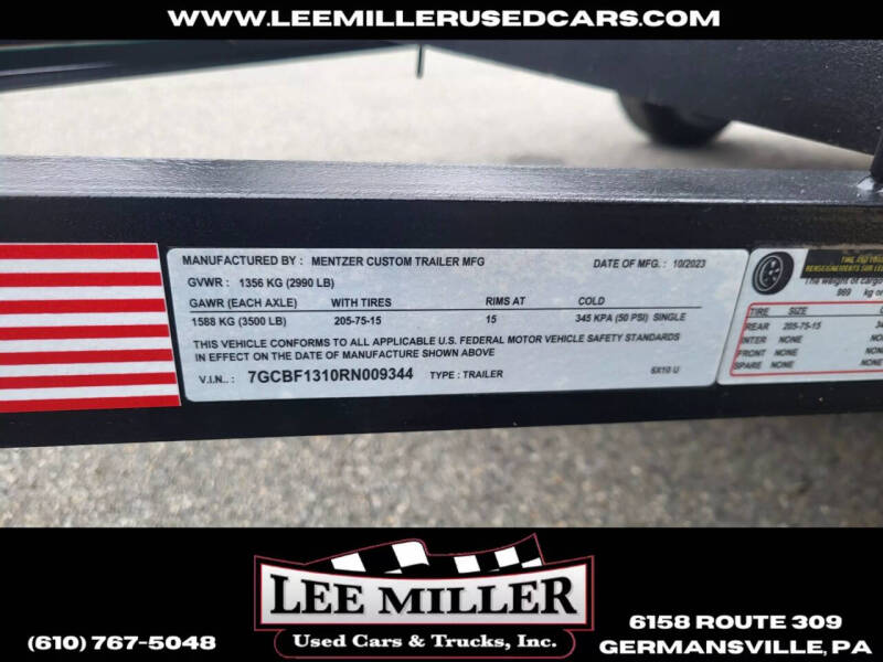 2024 Mentzer Landscape Trailer