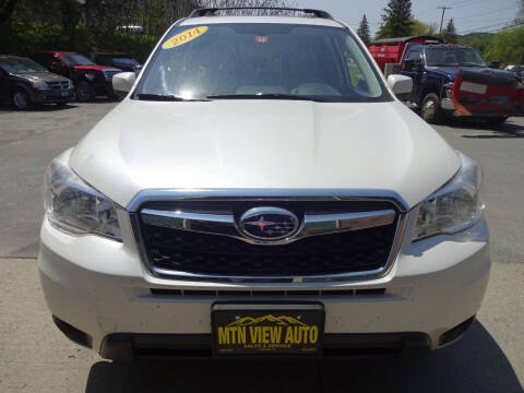 2014 Subaru Forester for sale at MOUNTAIN VIEW AUTO in Lyndonville VT