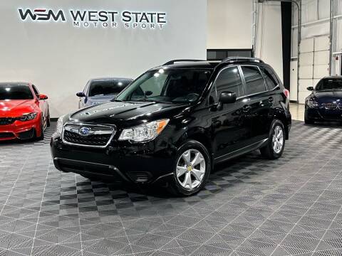 2015 Subaru Forester for sale at WEST STATE MOTORSPORT in Federal Way WA