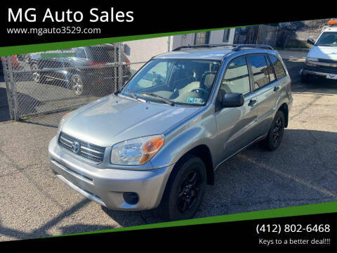 2004 Toyota RAV4 for sale at MG Auto Sales in Pittsburgh PA