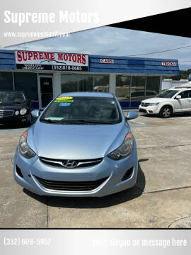 2012 Hyundai Elantra for sale at Supreme Motors in Tavares FL