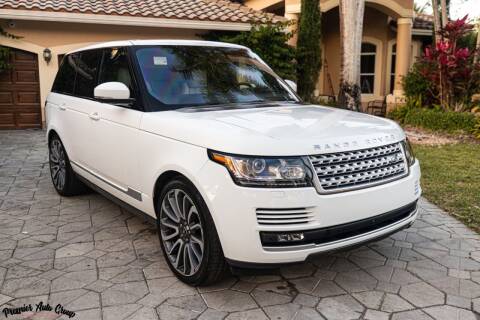 2016 Land Rover Range Rover for sale at Premier Auto Group of South Florida in Pompano Beach FL