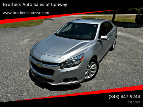 2016 Chevrolet Malibu Limited for sale at Brothers Auto Sales of Conway in Conway SC