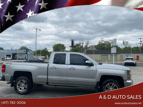 2016 Chevrolet Silverado 1500 for sale at A & D Auto Sales in Joplin MO